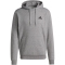 adidas Essentials Fleece Hoodie Herren 83F7 - mgreyh/black M