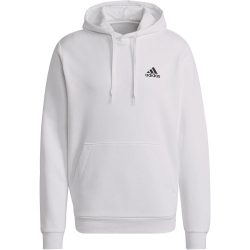 adidas Essentials Fleece Hoodie Herren 001A - white/black L