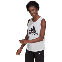 adidas Essentials Big Logo Tanktop Damen 001A - white/black M
