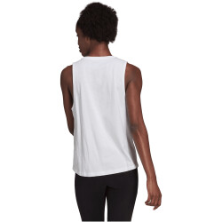 adidas Essentials Big Logo Tanktop Damen 001A - white/black M