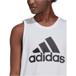 adidas Essentials Big Logo Tanktop Damen 001A - white/black M