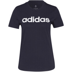 adidas LOUNGEWEAR Essentials Slim Logo T-Shirt Damen AA35...