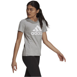 adidas Loungewear Essentials Logo T-Shirt Damen 83F7 - mgreyh/white XS