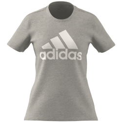 adidas Loungewear Essentials Logo T-Shirt Damen 83F7 - mgreyh/white XS
