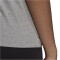 adidas Loungewear Essentials Logo T-Shirt Damen 83F7 - mgreyh/white XS