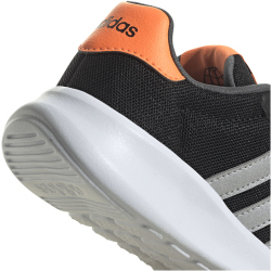 adidas Lite Racer 3.0 Sneaker Kinder A0QM - cblack/silvmt/scrora 36 2/3