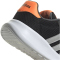 adidas Lite Racer 3.0 Sneaker Kinder A0QM - cblack/silvmt/scrora 36 2/3