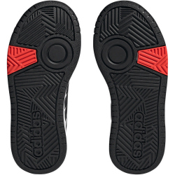 adidas Hoops 3.0 Sneaker Kinder 01F7 - ftwwht/cblack/brired 30