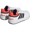 adidas Hoops 3.0 Sneaker Kinder GZ9673 - cloud white/core black/bright red 35.5