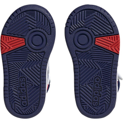 adidas Hoops Mid-Top Baby-Sneaker 01F7 - ftwwht/vicblu/betsca 23.5
