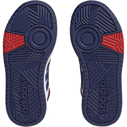 adidas Hoops Mid-Top Sneaker Kinder 01F7 - ftwwht/vicblu/betsca 35