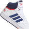 adidas Hoops Mid-Top Sneaker Kinder 01F7 - ftwwht/vicblu/betsca 35