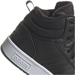 adidas Hoops 3.0 Basketball Classic Winterized Mid-Top Winterschuhe gefüttert Herren A0QM - cblack/cblack/ftwwht 39 1/3