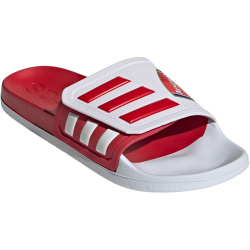 adidas TND adilette Badelatschen mit Klettverschluss und Cloudfoam Sohle 01F7 - ftwwht/scarle/scarle 38