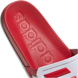 adidas TND adilette Badelatschen mit Klettverschluss und Cloudfoam Sohle 01F7 - ftwwht/scarle/scarle 38