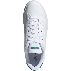 adidas Advantage Sneaker Herren 01F7 - ftwwht/ftwwht/green 40 2/3
