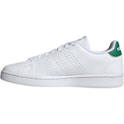 adidas Advantage Sneaker Herren 01F7 - ftwwht/ftwwht/green 40 2/3