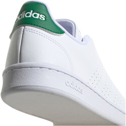 adidas Advantage Sneaker Herren 01F7 - ftwwht/ftwwht/green 40 2/3