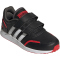 adidas vs Switch 3 Lifestyle Running Hook and Loop Strap Sneaker Kinder A0QM - cblack/ftwwht/vivred 28