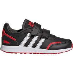 adidas vs Switch 3 Lifestyle Running Hook and Loop Strap Sneaker Kinder A0QM - cblack/ftwwht/vivred 35