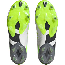 adidas Predator Accuracy.1 FG Naturrasen Fußballschuhe 01F7 - ftwwht/cblack/luclem 44