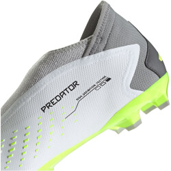 adidas Predator Accuracy.3 Laceless FG Fußballschuhe Herren 01F7 - ftwwht/cblack/luclem 43 1/3