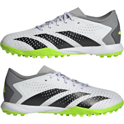 adidas Predator Accuracy.3 TF Multinocken-Fußballschuhe Herren 01F7 - ftwwht/cblack/luclem 44 2/3