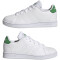 adidas Advantage Court Lace Sneaker Kinder 01F7 - ftwwht/green/cblack 36