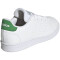 adidas Advantage Court Lace Sneaker Kinder 01F7 - ftwwht/green/cblack 36