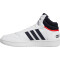 adidas Hoops 3.0 Mid Classic Vintage Sneaker 01F7 - ftwwht/legink/vivred 41 1/3