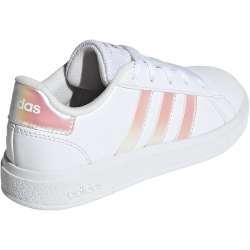 adidas Grand Court Lace Tennis Sneaker Kinder 01F7 - ftwwht/irides/ftwwht 28