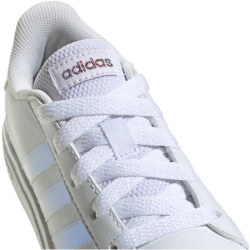 adidas Grand Court Lace Tennis Sneaker Kinder 01F7 - ftwwht/irides/ftwwht 28