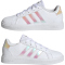 adidas Grand Court Lace Tennis Sneaker Kinder 01F7 - ftwwht/irides/ftwwht 28