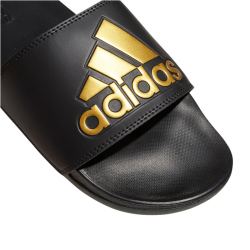 adidas Adilette Comfort Badelatschen Herren A0QM - cblack/goldmt/cblack 38