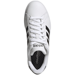 adidas Grand Court Cloudfoam Comfort Sneaker Damen GW9214 - cloud white/core black/core black 39 1/3