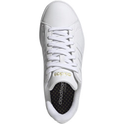 adidas Grand Court Cloudfoam Comfort Sneaker Damen 01F7 - ftwwht/ftwwht/goldmt 36