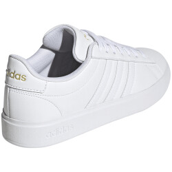 adidas Grand Court Cloudfoam Comfort Sneaker Damen 01F7 - ftwwht/ftwwht/goldmt 36
