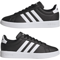 adidas Grand Court Comfort Cloudfoam Sneaker Herren A0QM - cblack/ftwwht/cblack 38