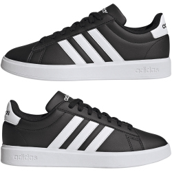 adidas Grand Court Comfort Cloudfoam Sneaker Herren GW9196 - core black/cloud white/core black 41 1/3