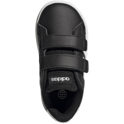 adidas Grand Court Hook and Loop Sneaker Kinder A0QM - cblack/ftwwht/cblack 20