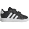 adidas Grand Court Hook and Loop Sneaker Kinder A0QM - cblack/ftwwht/cblack 20