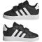 adidas Grand Court Hook and Loop Sneaker Kinder A0QM - cblack/ftwwht/cblack 23
