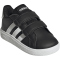 adidas Grand Court Hook and Loop Sneaker Kinder A0QM - cblack/ftwwht/cblack 23