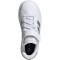 adidas Grand Court Elastic Lace and Top Strap Sneaker mit Klettverschluß Kinder 01F7 - ftwwht/msilve/msilve 28