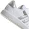 adidas Grand Court Elastic Lace and Top Strap Sneaker mit Klettverschlu&szlig; Kinder 01F7 - ftwwht/msilve/msilve 28.5