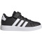 adidas Grand Court Elastic Lace and Top Strap Sneaker mit Klettverschluß Kinder A0QM - cblack/ftwwht/cblack 28