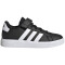 adidas Grand Court Elastic Lace and Top Strap Sneaker mit Klettverschluß Kinder A0QM - cblack/ftwwht/cblack 28