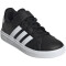 adidas Grand Court Elastic Lace and Top Strap Sneaker mit Klettverschluß Kinder A0QM - cblack/ftwwht/cblack 28