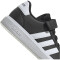 adidas Grand Court Elastic Lace and Top Strap Sneaker mit Klettverschluß Kinder A0QM - cblack/ftwwht/cblack 28