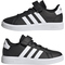 adidas Grand Court Elastic Lace and Top Strap Sneaker mit Klettverschlu&szlig; Kinder A0QM - cblack/ftwwht/cblack 29